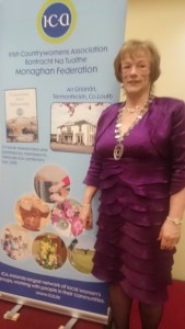 Outgoing ICA Monaghan Federation President Patricia Cavanagh, Ballinode Guild Photo: © Michael Fisher