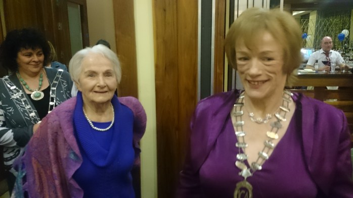 ICA National President Liz Wall, Honorary President Mamo McDonald and outgoing Monaghan Federation President Patricia Cavanagh Photo: © Michael Fisher