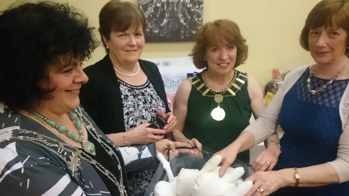 Calico dolls made for Temple St Children's Hospital by members of ICA Guilds in Clones and Ballinode Photo: © Michael Fisher