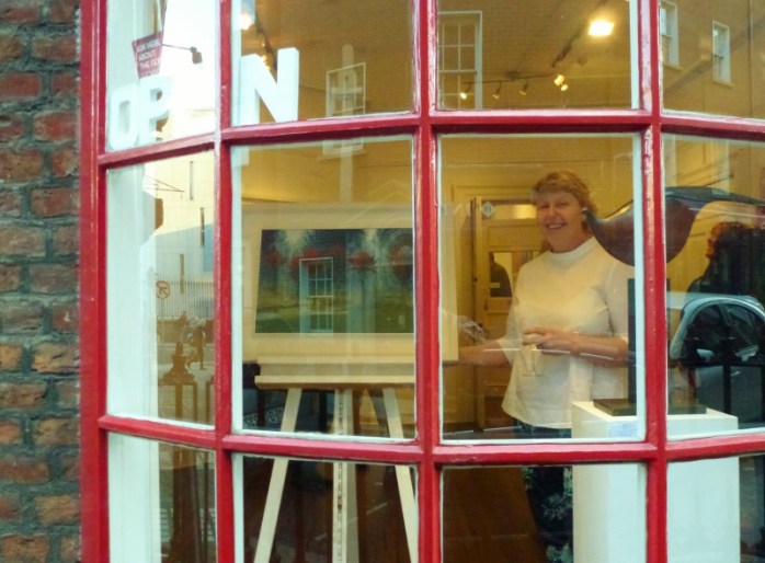 Kate Beagan at The Doorway Gallery Photo © Michael Fisher