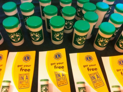 Message in a Bottle  Photo:  © Michael Fisher 