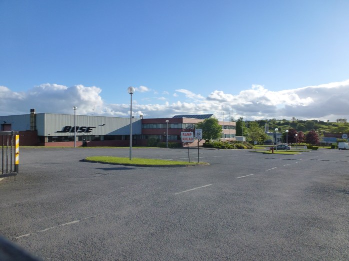 Empty Car Park at Former Bose Plant, Carrickmacross  Photo:  © Michael Fisher