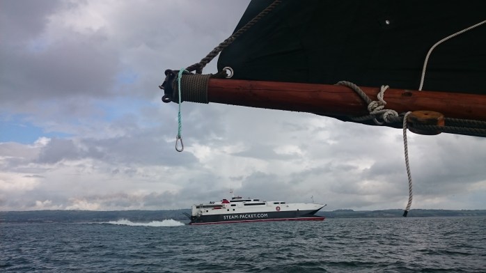 Isle of Man ferry heads towards Douglas   Photo:  © Michael Fisher