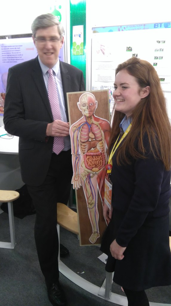 NI Education Minister John O'Dowd MLA at the exhibition at the RDS